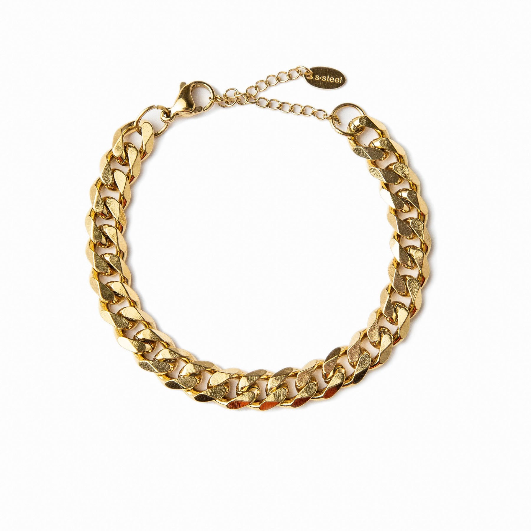 Pulseira Grossa Banhado a Ouro 18K