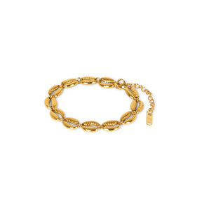 Pulseira Concha Banhado a Ouro 18k