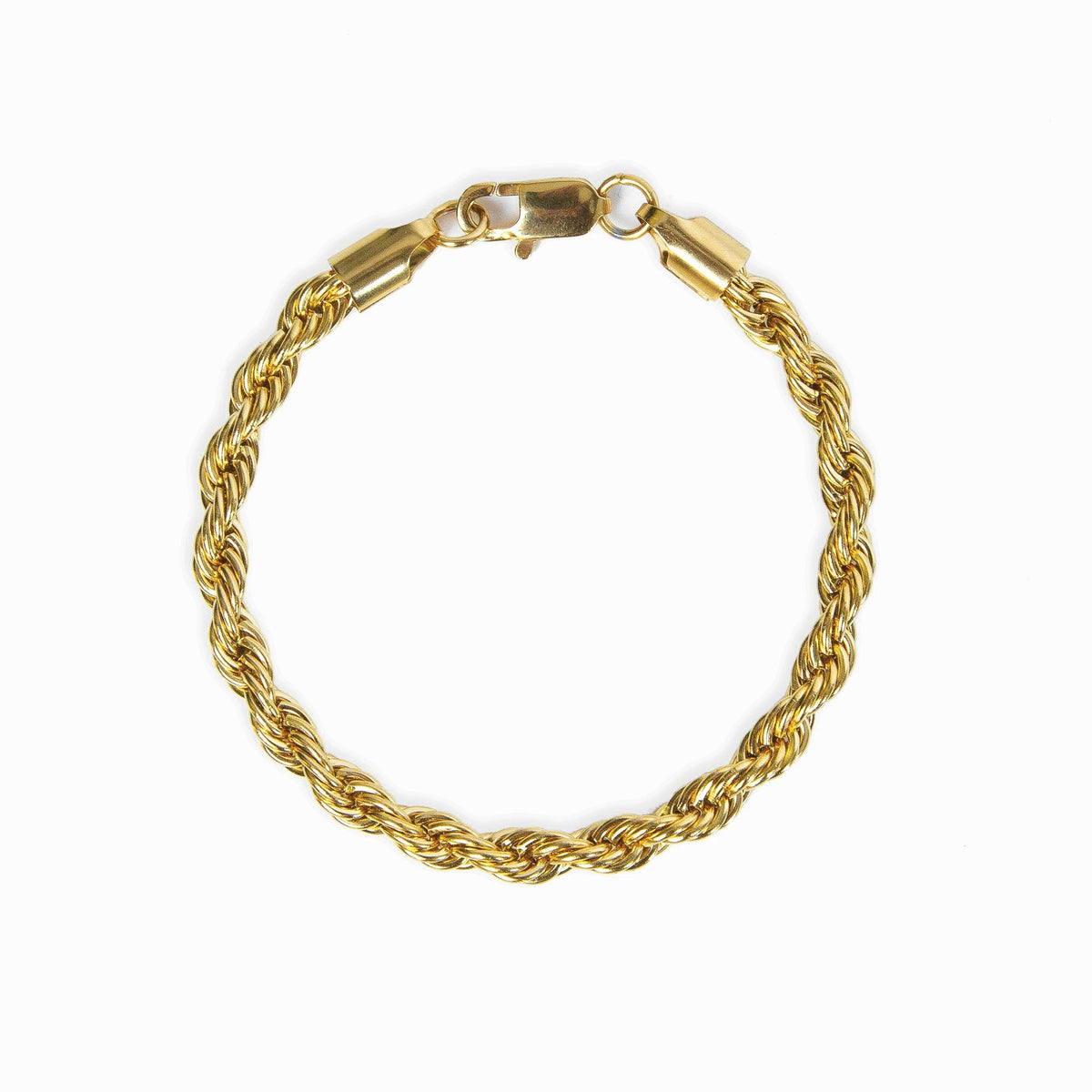Pulseira de Corda Banhado a Ouro 18K