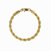 Pulseira de Corda Banhado a Ouro 18K