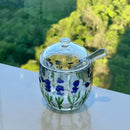 Kit Mesa Posta de Cristal Lavanda 15 Peças