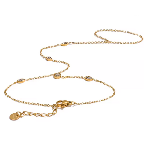 Pulseira de Dedo com Zircônias