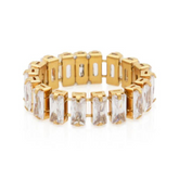 Anel Calina Cravejado com Zircônia