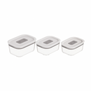 Kit 3 Potes Herméticos Fresh Lock 370ml