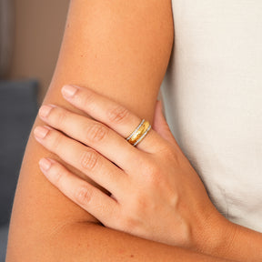 Anel Dupla Camada com Zircônia