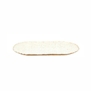 Bandeja em Metal Oval Off White 26cm P