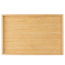 Bandeja Retangular de Bambu Nature 33cm