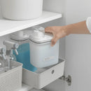 Kit 2 Potes Herméticos Dispenser Branco 1,5 L