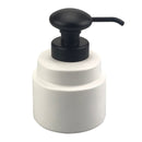 Dispenser Porta Sabonete Líquido de Porcelana Branco e Preto 500ml