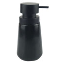 Dispenser Porta Sabonete Líquido de Porcelana Preto Fosco BTC Decor ZO0013