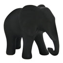 Elefante de Cerâmica Preto 18,3 cm x 15,7 cm x 10 cm