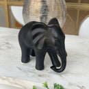 Elefante De Cerâmica Preto
