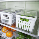 Kit 2 Organizadores Clear Fresh com Cesto 5 Litros