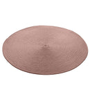 Kit 6 Jogos Americanos Redondo Fresno Taupe 38cm