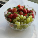 Kit Fondue 11 Peças com Bowl de Cristal Martelado