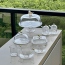 Kit para Mesa Posta de Cristal Golden Bird 8 Peças
