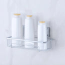 Kit Porta Shampoo e Saboneteira com Ventosa Cromado