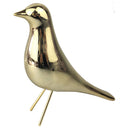 Pássaro de Cerâmica Dourado 15,5 cm x 14,5 cm x 5 cm