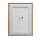 Porta Retrato em MDF e Vidro Branco 10cmx15cm