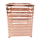 Porta Utensilios De Metal Rose Gold