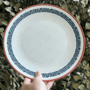 Prato Raso Village em Cerâmica Creme 25cm